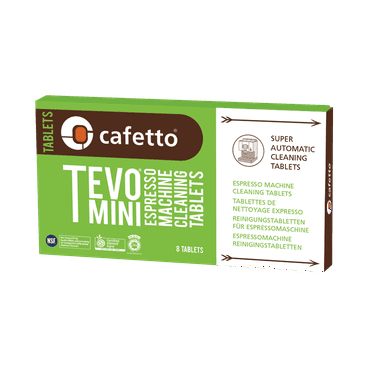 Cafetto TEVO® MINI Espresso Machine Cleaning Tablets  (8 tablets blister)