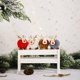 thumbnail image 1 of 4 piezas de colgante de cervatillo de fieltro navideño con forma de alce, adorno colgante personalizado para árbol de Navidad, decoración para fiestas y vacaciones, 1 of 9
