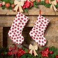 thumbnail image 6 of Sikiie Cartoon Strawberry Christmas Stockings,18 Inches Christmas Stockings Xmas Hanging Stockings for Family Christmas Decorations & Gifts, 6 of 7
