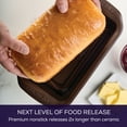 thumbnail image 3 of Circulon Bakeware Nonstick  9" x 5" Loaf Pan, Chocolate Brown, 3 of 10