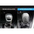 thumbnail image 3 of Car Shift Knob Cover Sticker Head Trim For 2019 2020 2021 2022 Accessories, Abs Carbon Fiber, 3 of 5