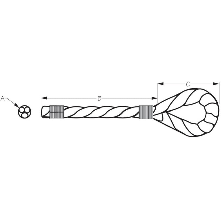 Sea-Dog 301110020BK-1 Twisted Nylon Dock Line - 3/8