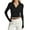 Black, variant on Weardear Womens Long Sleeve Stretch Crewneck Ribbed T-Shirt Slim Fit Casual Basic Tops