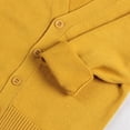 thumbnail image 6 of UACY Toddler Button Down V Neck Cardigan Plain Long Sleeve Knit Open Front Sweater Baby Boys Fall Breathable Coats Clothes, 6 of 9