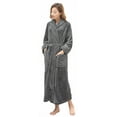 thumbnail image 5 of AMITOFO Plush Robes for Women Soft Warm Fleece Bathrobe Ladies Long Comfy Spa Bath Robe Housecoat, 5 of 11