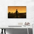 thumbnail image 2 of ARTCANVAS Woman Before the Rising Sun 1818 Canvas Art Print by Caspar David Friedrich - Size: 26" x 18" (0.75" Deep), 2 of 9