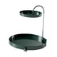 thumbnail image 1 of Estante de almacenamiento de 2 niveles, organizador de cocina con rotación de 360 ​​grados, para baño Verde, 1 of 9