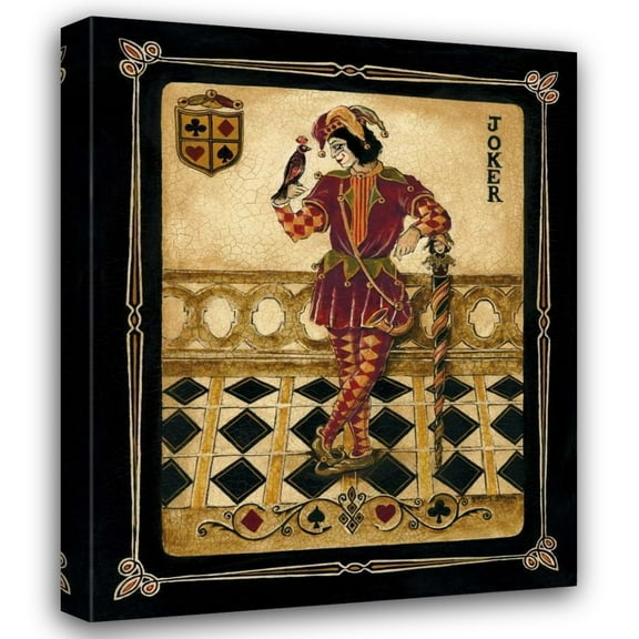 Gregory Gorham 20x24 Gallery Wrapped Canvas Wall Art Titled - Harlequin Joker