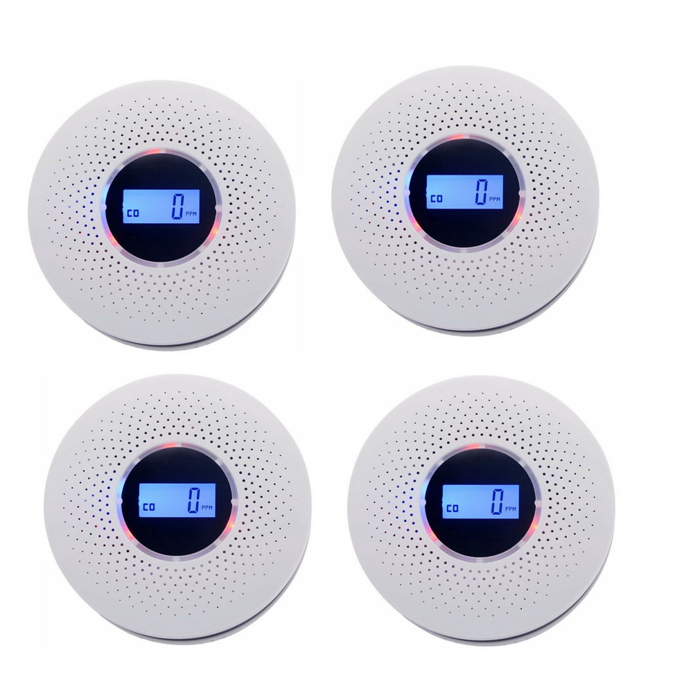 2pc US Combination Smoke & Carbon Monoxide Alarm CO &Smoke Detector 9V Battery 