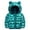 Green, variant on Edvintorg Christmas Jackets for Kids Boys Girls Toddler Baby Winter Christmas Cartoon Windproof Coats Deer Hooded Warm Jacket 12M-7Y Children Outerwear with Zipper