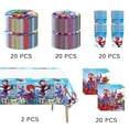 thumbnail image 3 of 82 PCS Spidey Birthday Party Tableware Set, Spidey Plates and Napkins Set Includes Plates, Napkins, Paper Cups, Tablecloth for Birthday Decorations, 3 of 3