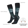 thumbnail image 4 of Naloa Moonlit Night Sky Shark Thigh High Socks Extra Long Stretchy Sock Women Over Knee High Opaque Stocking Daily Wear, 4 of 6