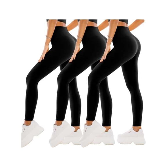 3-Pack Women'S Athletic Pants - High-Waisted Buttery Soft Yoga Pants for Workout Athletic Sports