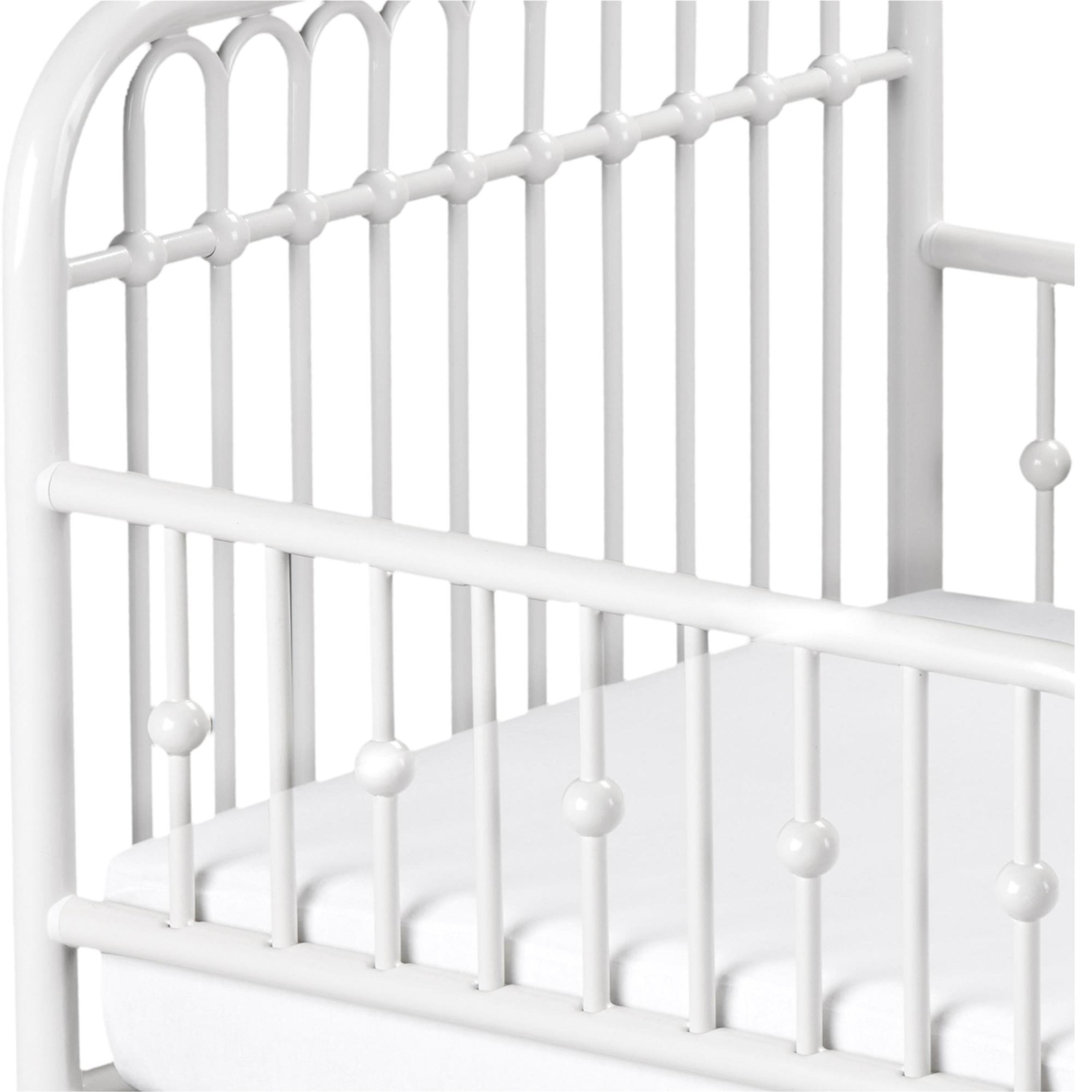 Little Seeds Monarch Hill Ivy Metal Toddler Bed, White