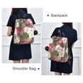 thumbnail image 4 of FORMRS Women's Travel Backpack Purse Anti-Theft Hidden Pockets Casual Shoulder Bag, White Flowers, 4 of 7