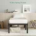 thumbnail image 2 of Bed Frame Twin No Box Spring Needed,Heavy Duty Metal Platform Bed Frame with Storage Space, 2 of 9
