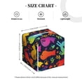thumbnail image 3 of Picia Colorful Cats Pattern Tissue Box Cover,PVC Leather Square Holder,Tissue Box Holder with Magnetic Bottom,Facial Paper Organizer Dispenser-5.2"X5.2"X5.2", 3 of 8