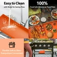thumbnail image 4 of HLONK Housse de Protection pour Gril 36 Pieds' avec Orange Résistant aux Intempéries, 4 of 7