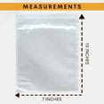 thumbnail image 5 of 100 Pack 7"x10" Shipping Label Sleeves - Packing Slip Envelope Pouches with Self-Adhesive Peel & Seal - Clear Unprinted Plastic & Waterproof Mailing List Holder Ideal for Invoice, Documents & Labels, 5 of 6