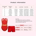thumbnail image 7 of TTAO Gymnastics Leotard for Girls 2 Piece Outfits Gymnastics Bodysuit with Shorts Set Tank Unitard Hot Pink 12, 7 of 7