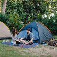 thumbnail image 4 of Lightweight Outdoor Camping Blanket in Navy Blue Perfect for Picnics and Beaches, 4 of 6