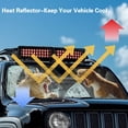 thumbnail image 4 of KUIFORTI Cat Windshield Sun Shade for 2007-2023 Wrangler Rubicon Sahara TJ JK JKU 2 & 4 Door-Blocks UV Rays Sun Visor Protector, Funny Car Sun Shade Keep Your Vehicle Cool, 4 of 6