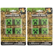Unique Industries Minecraft Assorted Colors Birthday Party Favors, 8 Count
