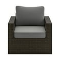 thumbnail image 5 of Homestyles Cape Shores Brown Rattan Outdoor Arm Chair, 5 of 6
