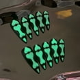 thumbnail image 4 of 24pcs Halloween luminous skull false nails, smooth full coverage medium and long teardrop shape false nails with jelly stickers, glow in the dark false nails, 4 of 5