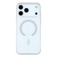 thumbnail image 1 of For iPhone 17 Pro Magnetic Case Glitter Ring 1.5mm Hard PC Clear Phone Cover - Gold, 1 of 5