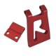 thumbnail image 2 of Repuestos de piezas de repuesto de piezas de actualización de coche con trasero para coche RC 1:12 124018. rojo, 2 of 8