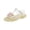Gold, variant on Princess Girls Sandals Glitter Jelly Sandals Butterfly Decor Summer Footwear Black 2.5-3 Years