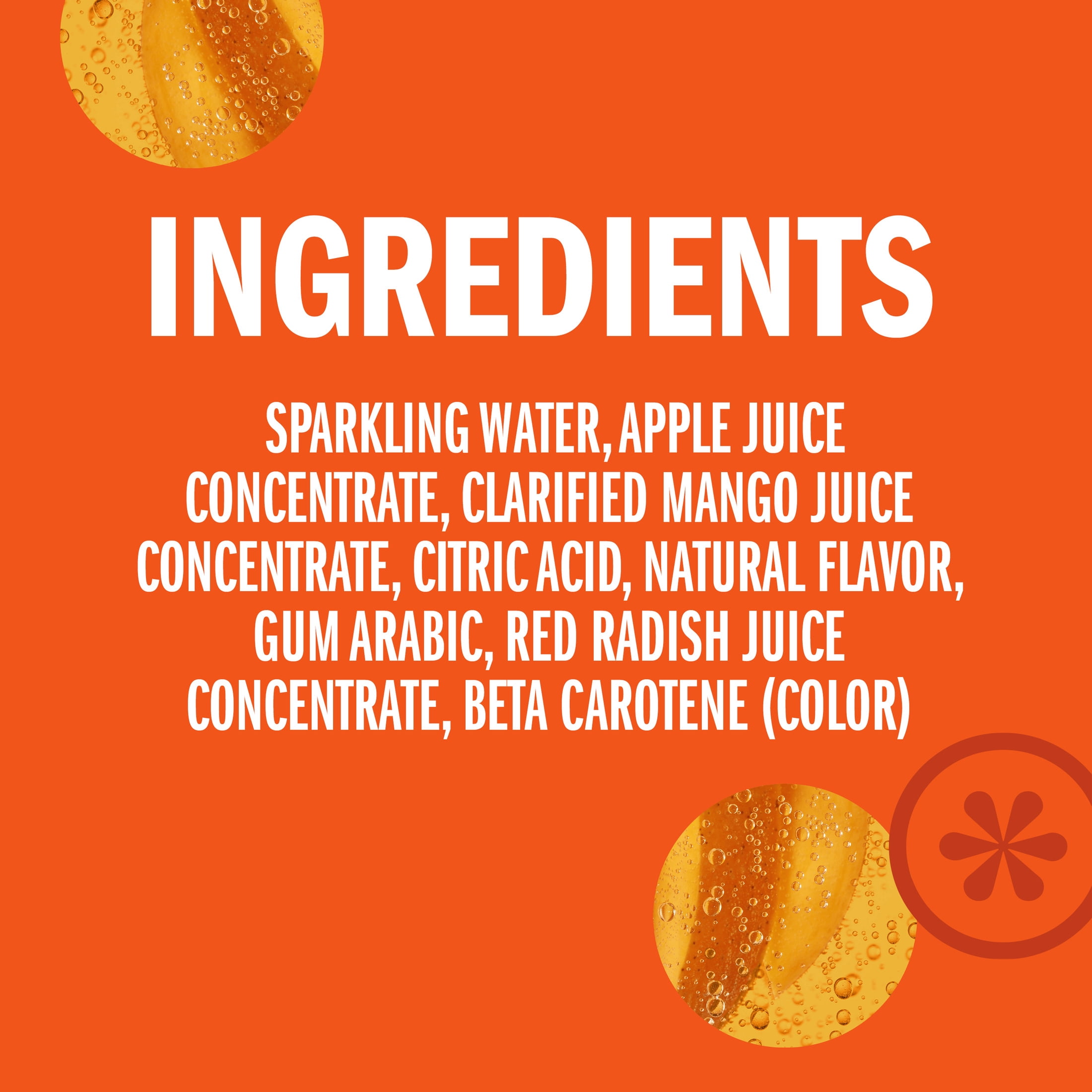 (9 pack) IZZE Sparkling Mango Juice Beverage, 8.4 Fl Oz Can
