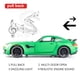 thumbnail image 5 of Bdtctk 1/24 Benz Amg Gtr Coches de Juguete Modelo de Coche Coche de Juguete de aleación de Zinc con Sonido y luz para niños, niños, niñas, Regalo (Verde), 5 of 5