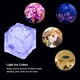 thumbnail image 5 of Cubo de hielo LED, 12 unidades de cubitos de hielo con luz de sensor de líquido colorido, cubitos de hielo LED probados profesionalmente, 5 of 9