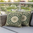 2 Pack Outdoor Waterproof Throw Pillow Covers,Bohemian Vintage Farm ...