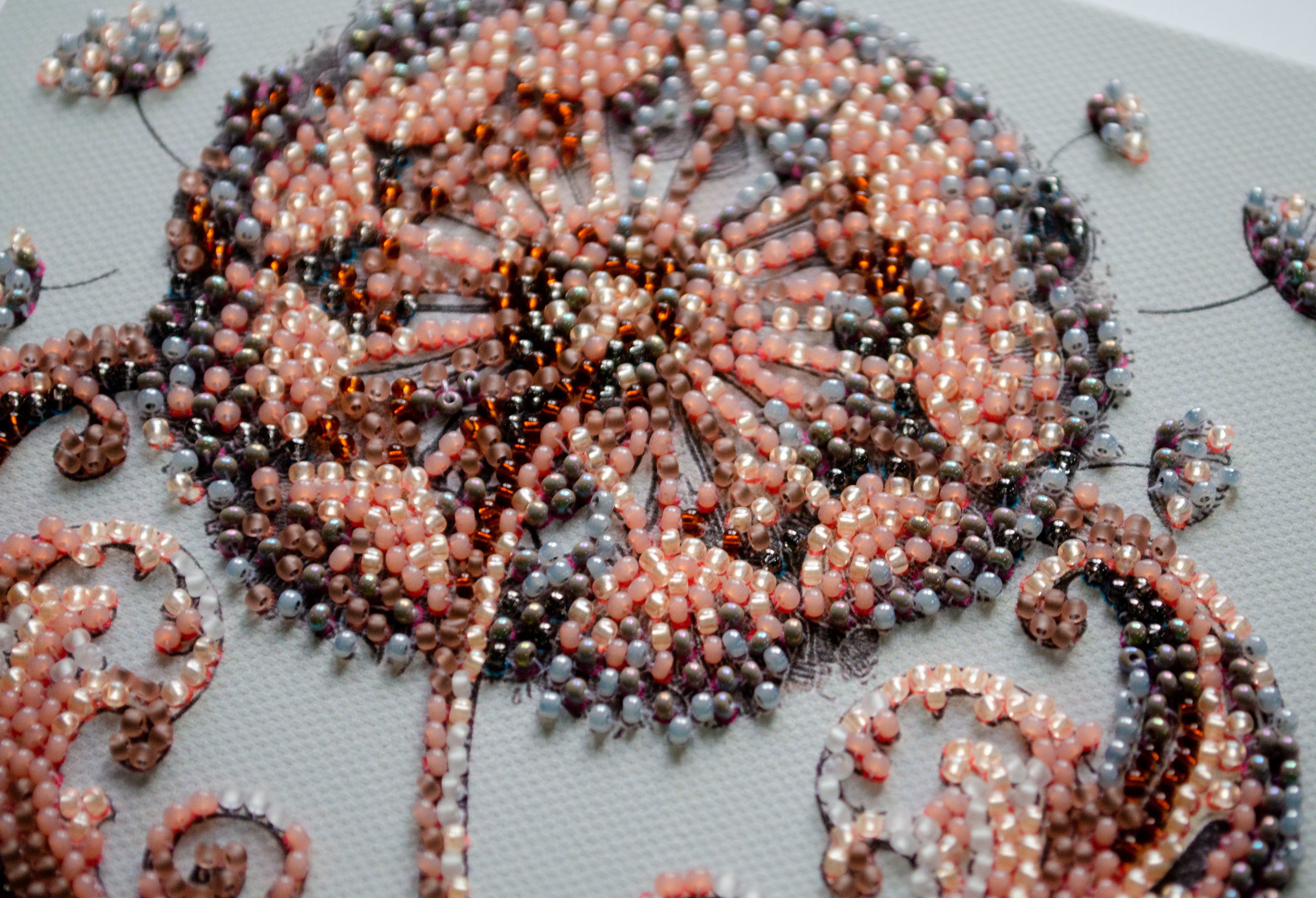 Mini Bead embroidery kit - Weightless tenderness AM-258