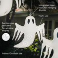 thumbnail image 4 of Halloween Decor FUNBOY Hanging Ghost, paquete de 3 con ventosas, 4 of 8