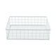 thumbnail image 3 of Cesta de Almacenamiento de Escritorio, Bandeja de Almacenamiento de Rejilla de Hierro, Organizador Portátil, Caja de Almacenaje de Malla, Contenedores blanco Soledad Cesta de almacenamiento de escritorio, 3 of 10
