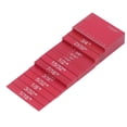 thumbnail image 3 of Juego de medidores de altura de 15 piezas, bloque de calibre de escala preciso de Color brillante de aleación de aluminio para carpintería, rojo, 3 of 8