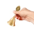 thumbnail image 4 of Shubhkart Nitya Polished Brass Hand Held Naag Ghanti Bell for Puja, Small, 4 of 8