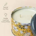 thumbnail image 5 of La Jolie Muse Orange & Bergamot Scented Candle, 100% Natural Citrus Candle for Home Scented,50 Hours Long Burning, Aromatherapy Candle Gift for Women, Tin, 14.1 oz, 5 of 6