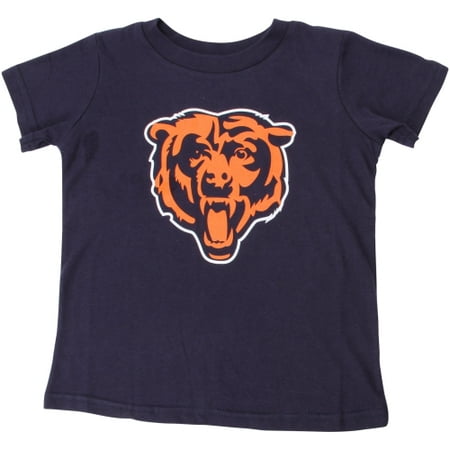 Navy Blue Toddler T-shirt - Chicago Bears Toddler Team Logo T-Shirt - Navy Blue