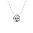 thumbnail image 2 of Delight Jewelry Silvertone Caduceus - RNP Hero Ring Charm Necklace, 18", 2 of 4
