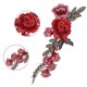 thumbnail image 5 of Injueey 1 par de parches de flores rosas, apliques bordados, artículos para la cabeza, ropa Vintage, insignias para coser, accesorios de Tela de costura y artesanía, 5 of 6