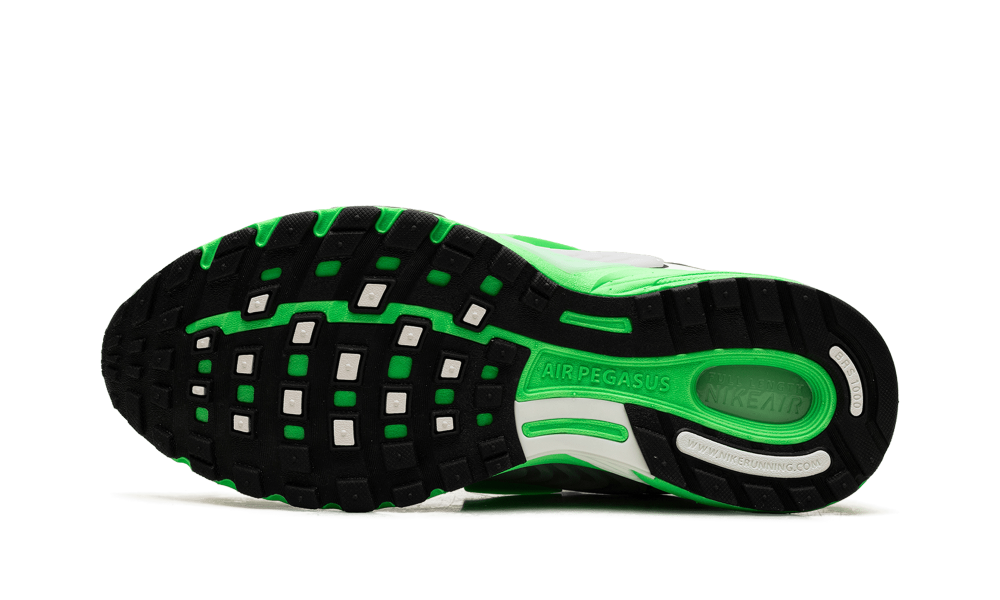 NIKE MENS Air Pegasus Wave "Summit White Barely Volt Black Green Strike" IB0612 103 IB0612 103 from Stadium Goods