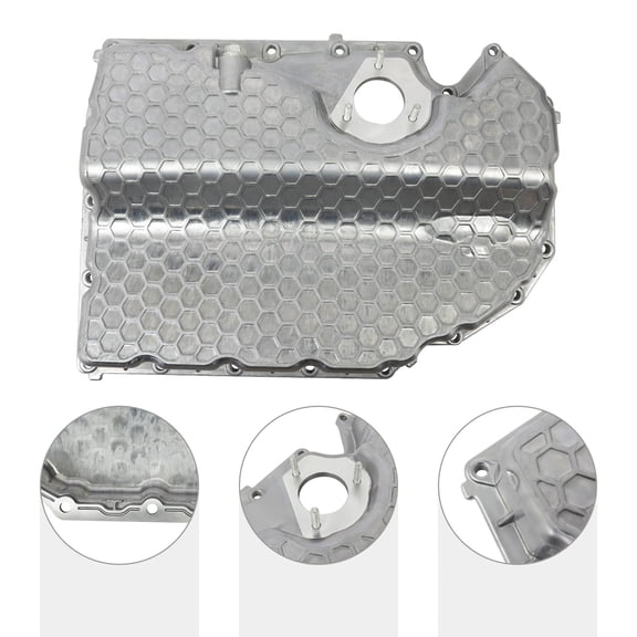 Lower Aluminum Engine Oil Pan FOR VW GOLF 2014-2020 TIGUAN 2018-2023/AUDI A3 Q3 (06K103600R)