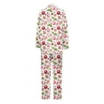 thumbnail image 4 of Christmas Family Matching Pajamas Silk Button Down Shirt Pants Pj's Set (Mom's), 4 of 4