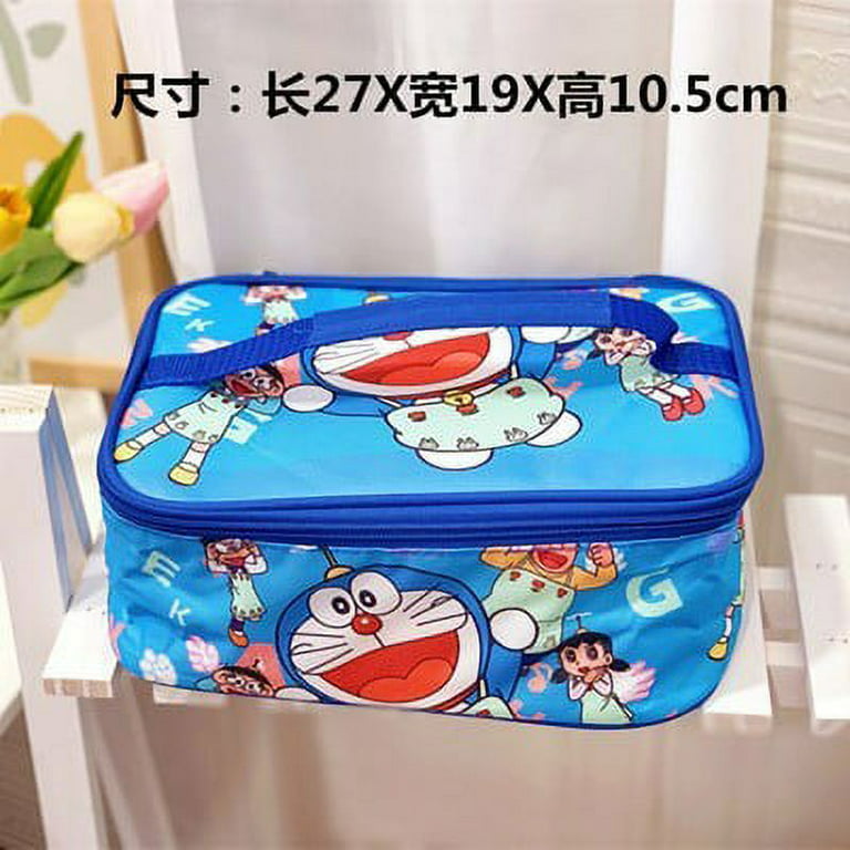 ORPJXIO Lunch Bag Kuromi Anime My Melody Reusable Lunch Box Portable Insulated Lunch Tote for Outdoor Picnic Office 8.5 x 8 x 5in