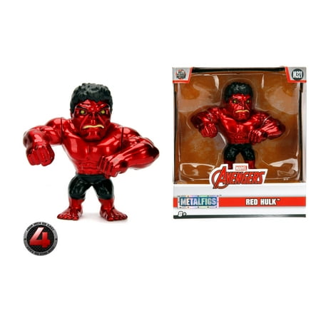 - Metalfigs 4 Inch Red Hulk Die Cast Figure by Jada Toys